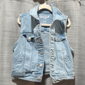 Cat & Jack Light Blue Denim Vest